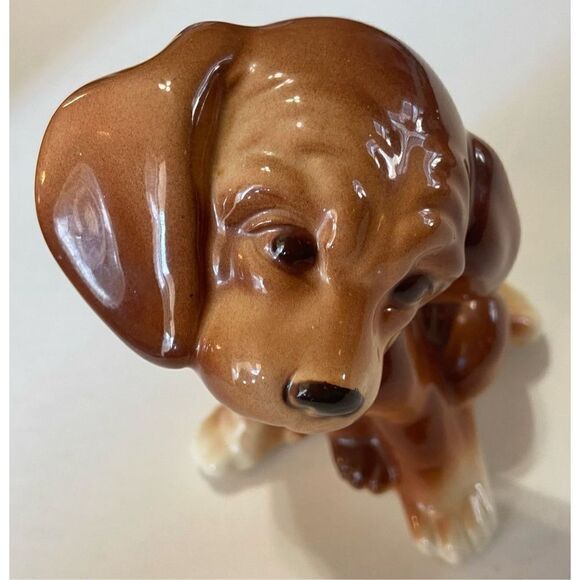 Vintage Royal Copley Cocker Spaniel Puppy Dog Figurine Ceramic - Picture 6 of 6